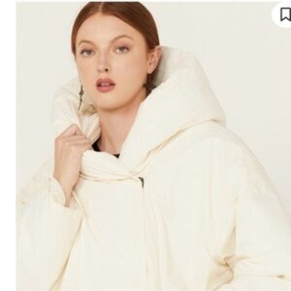 NWT Free People Ivory Cozy Cloud Puffer Dancer Jacket ~ L ~ $168 ~ Sold Out!!!! - Picture 5 of 13